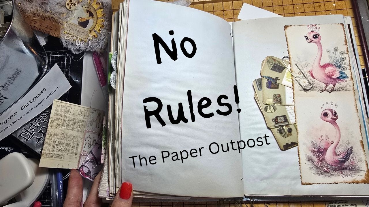 Let’s Get Weird With Paper! Junk Journal Craft With Me! The Paper Outpost :)