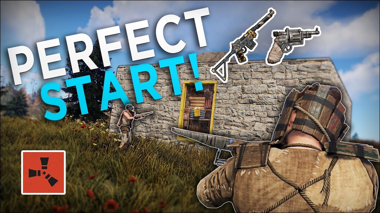 WIPE DAY COUNTER RAID for the PERFECT START! - Rust Solo Survival #1