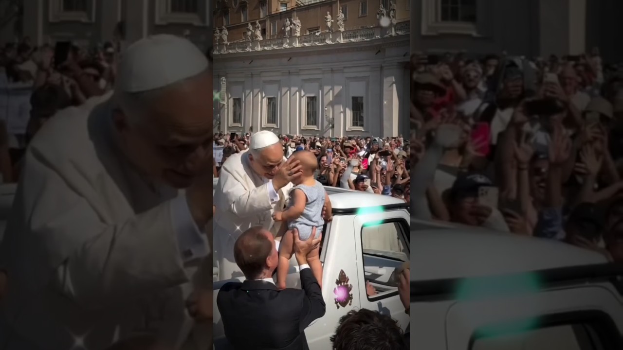 Benedizioni e benedizioni di Papa Leone XIV nell'anno giubilare 2025 #papa #giubileo #pellegrini