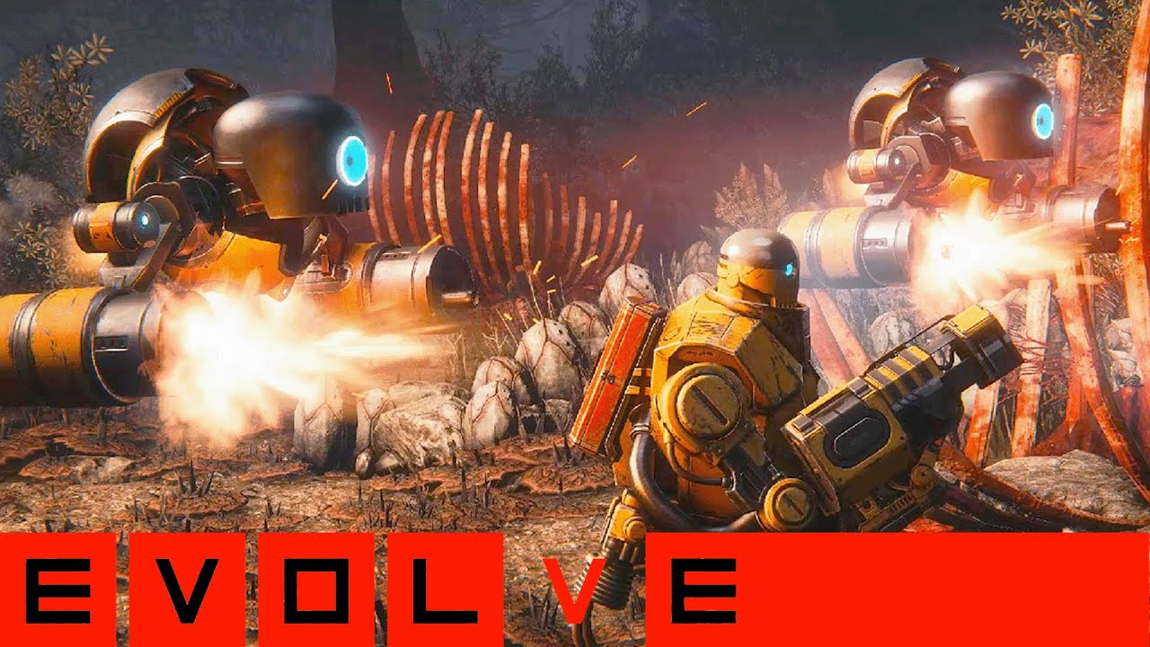 Bucket Sentry Guns are powerfull EVOLVE MULTIPLAYER 2025  #evolve #evolvelegacy