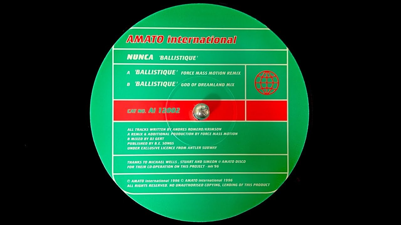 Nunca - Ballistique (God Of Dreamland Remix) (1995)