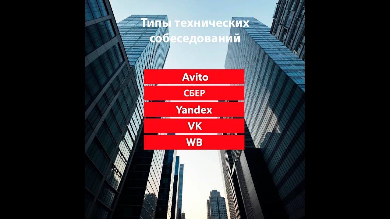 Типы технических собеседований в Bigtech