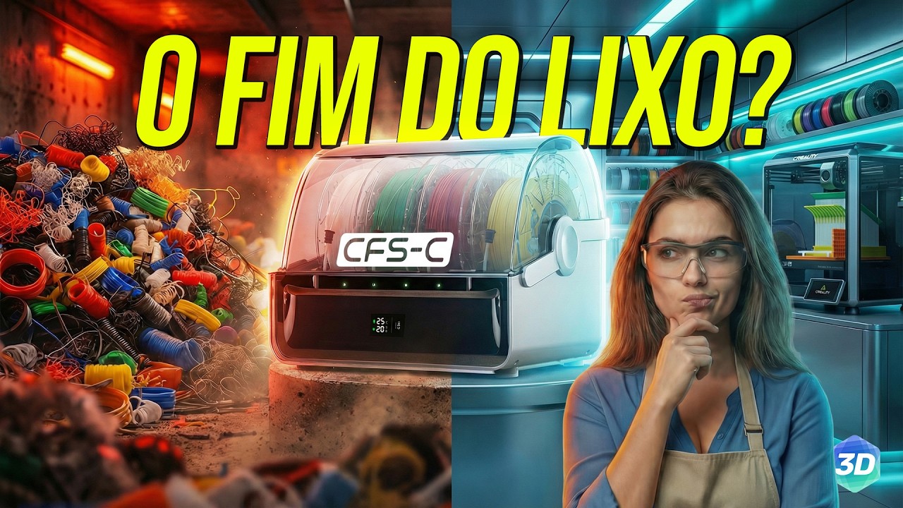 NOVO Creality CFS-C: A Solução Definitiva ou Gambiarra? (Minha Opinião Real)