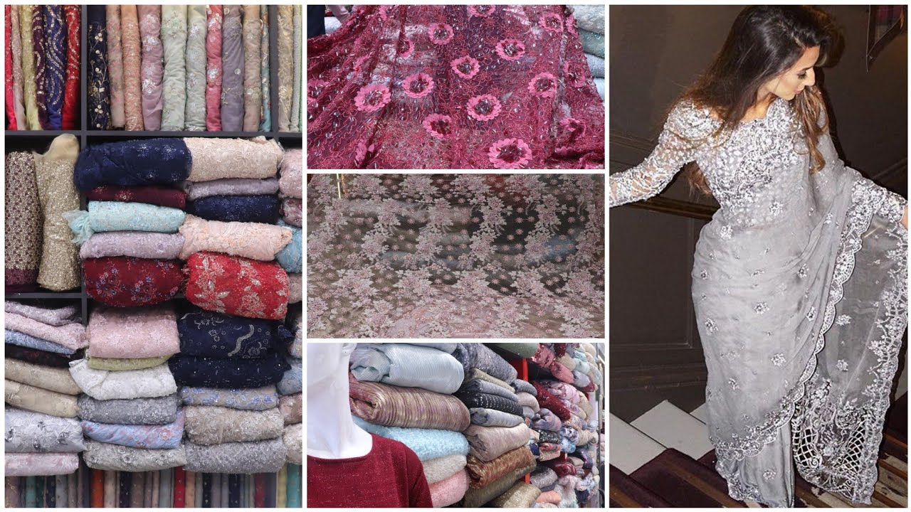 Heavy Bridal Collections | Designer Running Fabric For Bridal Dresses| MORNI COUTURE Sowcarpet