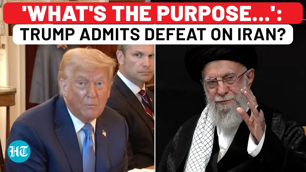 Trump Admits Defeat On Iran Strategy In Front Of Netanyahu? 'What's The Purpose Of&hellip;'| Israel| US