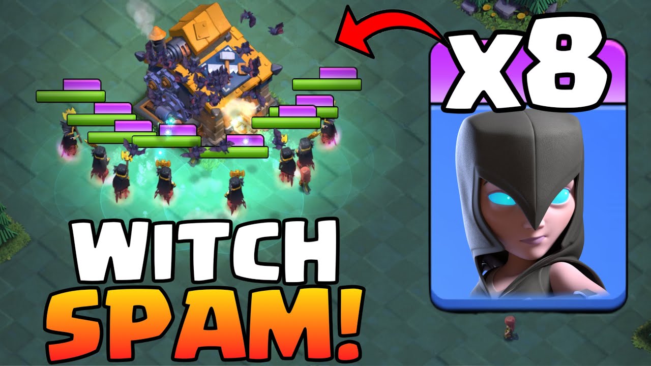 ALL Night Witch Army OVERWHELMS BH10! | Clash of Clans Builder Base 2.0