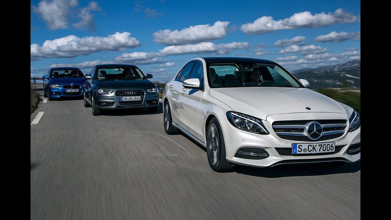 Mercedes C 250 vs. BMW 328i vs. Audi A4