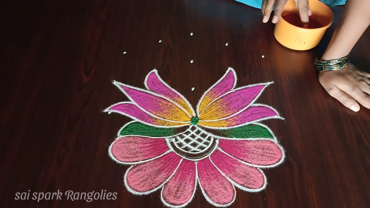 margazhi kolangal (5*3) dots | sankranti special rangoli | easy rangoli kolangal @saisparkrangolies