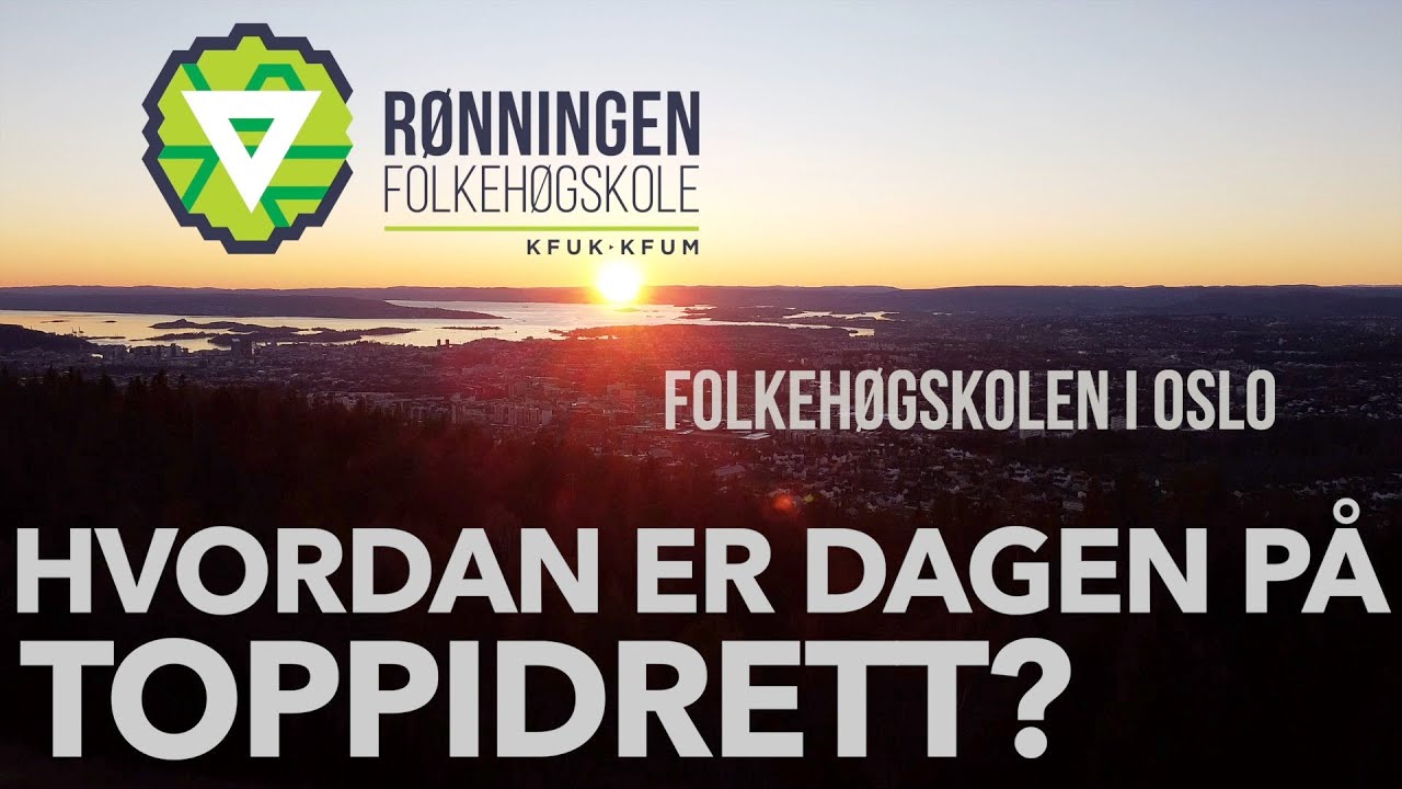 En dag på Rønningen folkehøgskole - toppidrett
