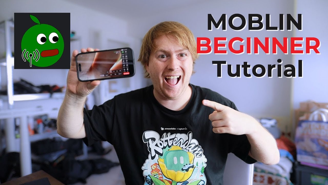 MOBLIN Tutorial f&uuml;r BEGINNER - IRL Streaming mit iPhone IOS auf Twitch