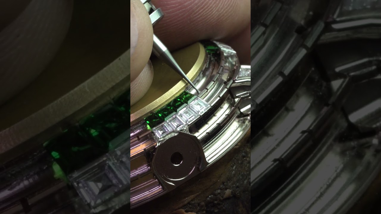 The Jacob & Co. Caviar Tourbillon White Diamonds and Tsavorites #shorts #craft