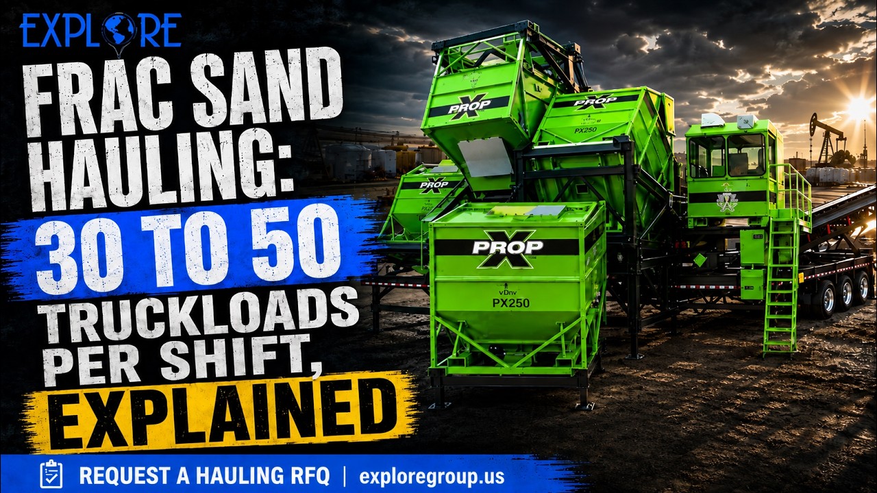 Frac Sand Hauling: 30 to 50 Truckloads Per Stage, Explained