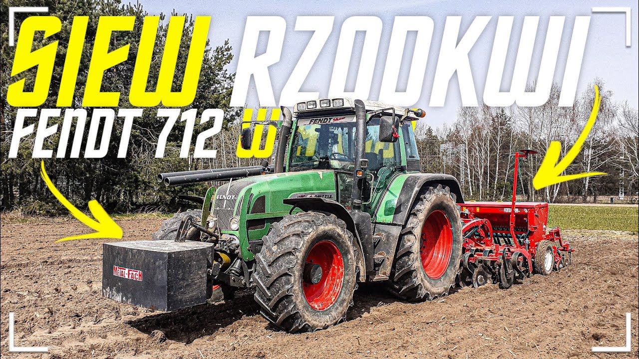 🔥Nowy Nabytek Ozdoken !?🔥Siew Rzodkwi🔥🚜Fendt 712 W Akcji🚜☆Gr Pągi☆