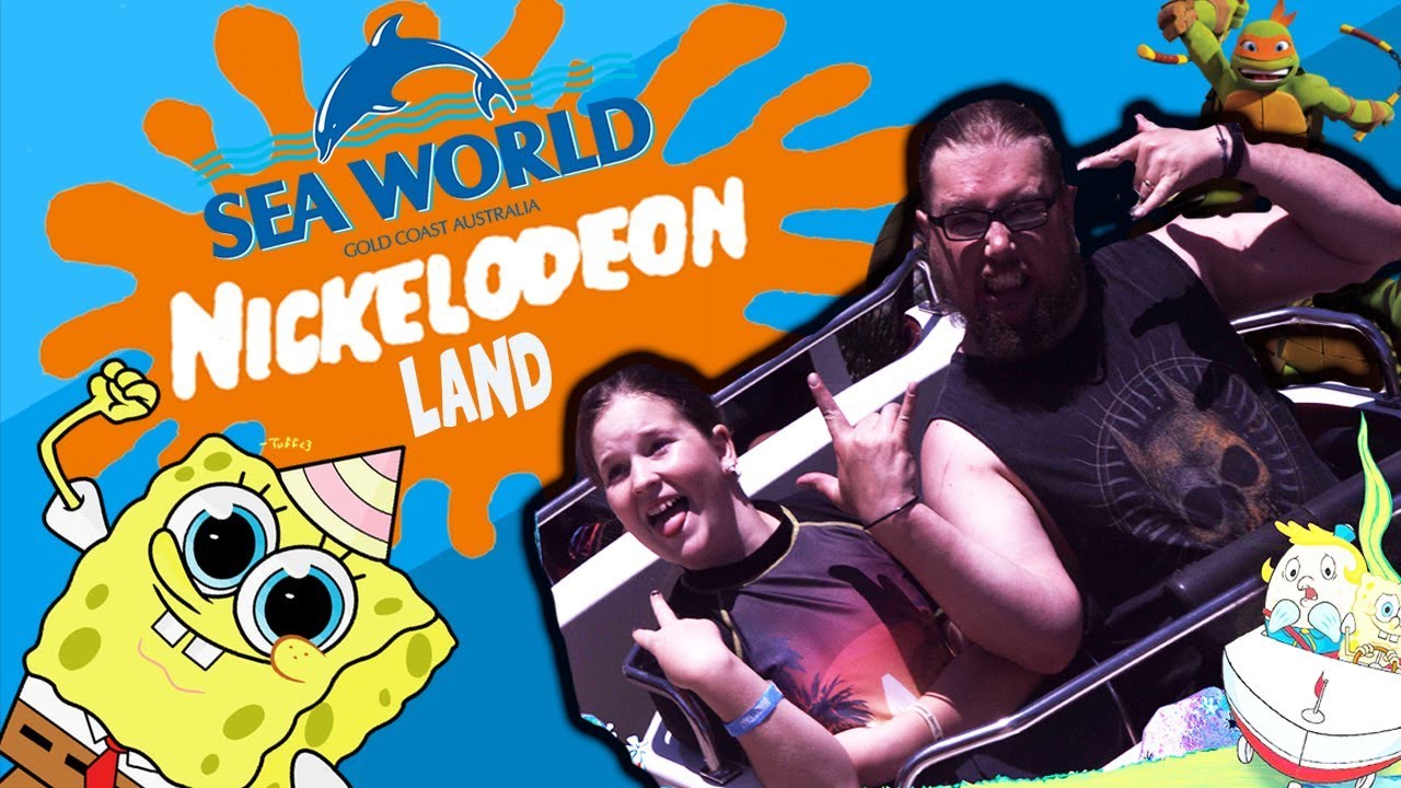 Nickelodeon Land Sponge Bob Rides At Sea World ~ Gold Coast 2017 Vlog19