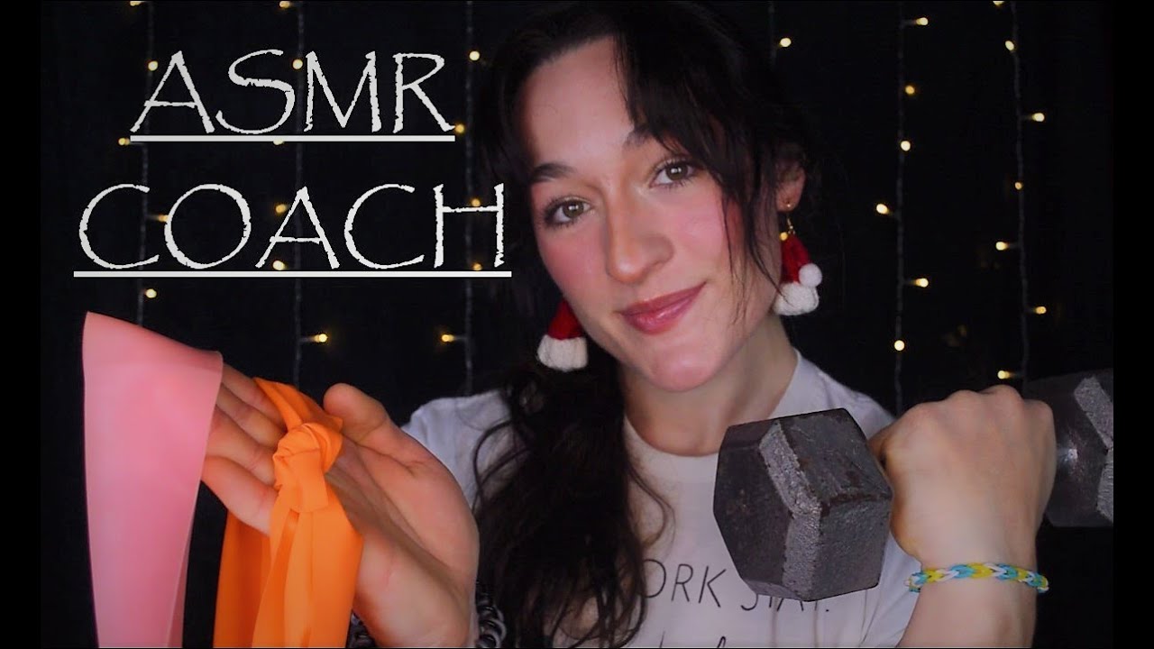 ASMR Gymnastics Coach! Stretch, Condition and Perform your routines while I yell at you.. quietly ;p