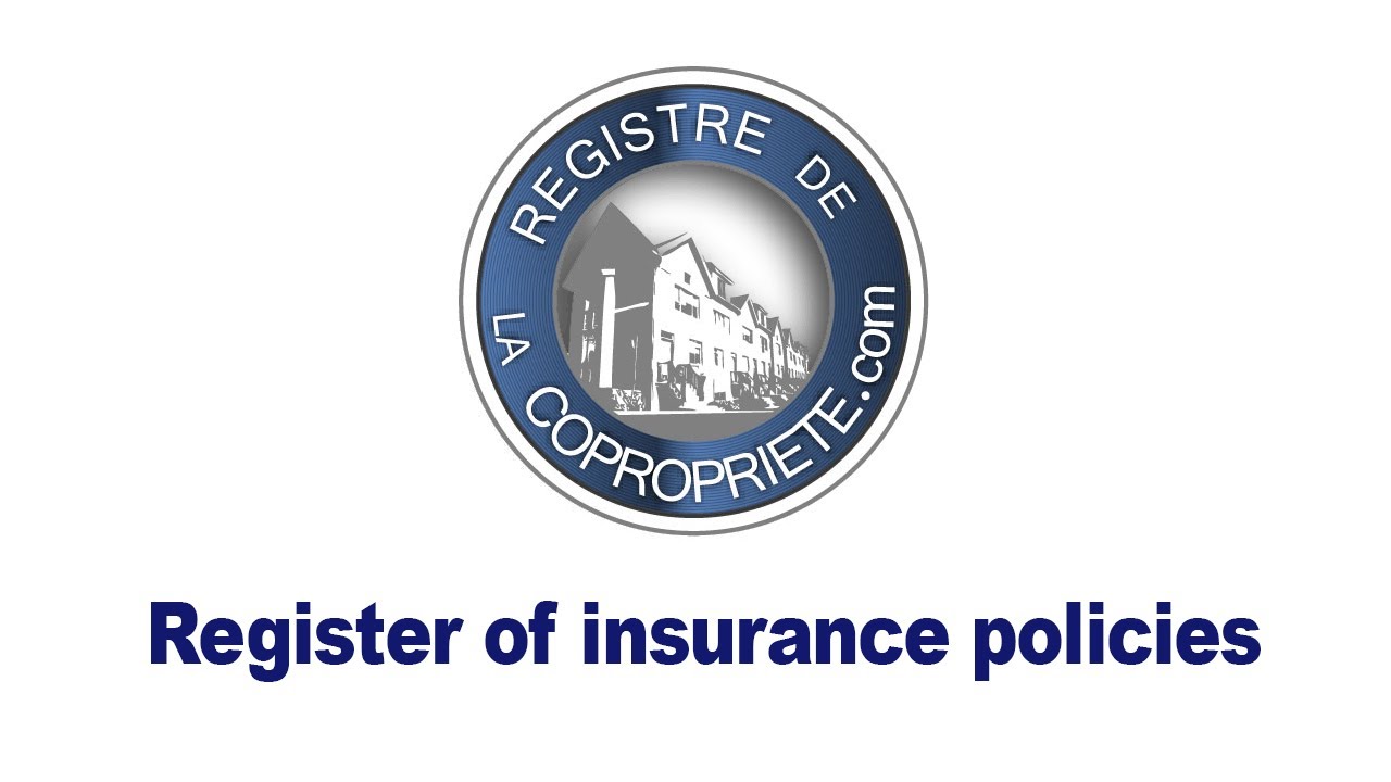Register of the insurance policies on RegistreDeLaCopropriete.com
