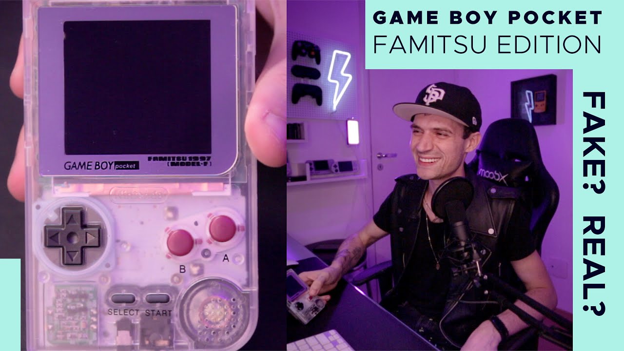 brasileiro fals!ficando GAME BOY POCKET famitsu edition (RARO)
