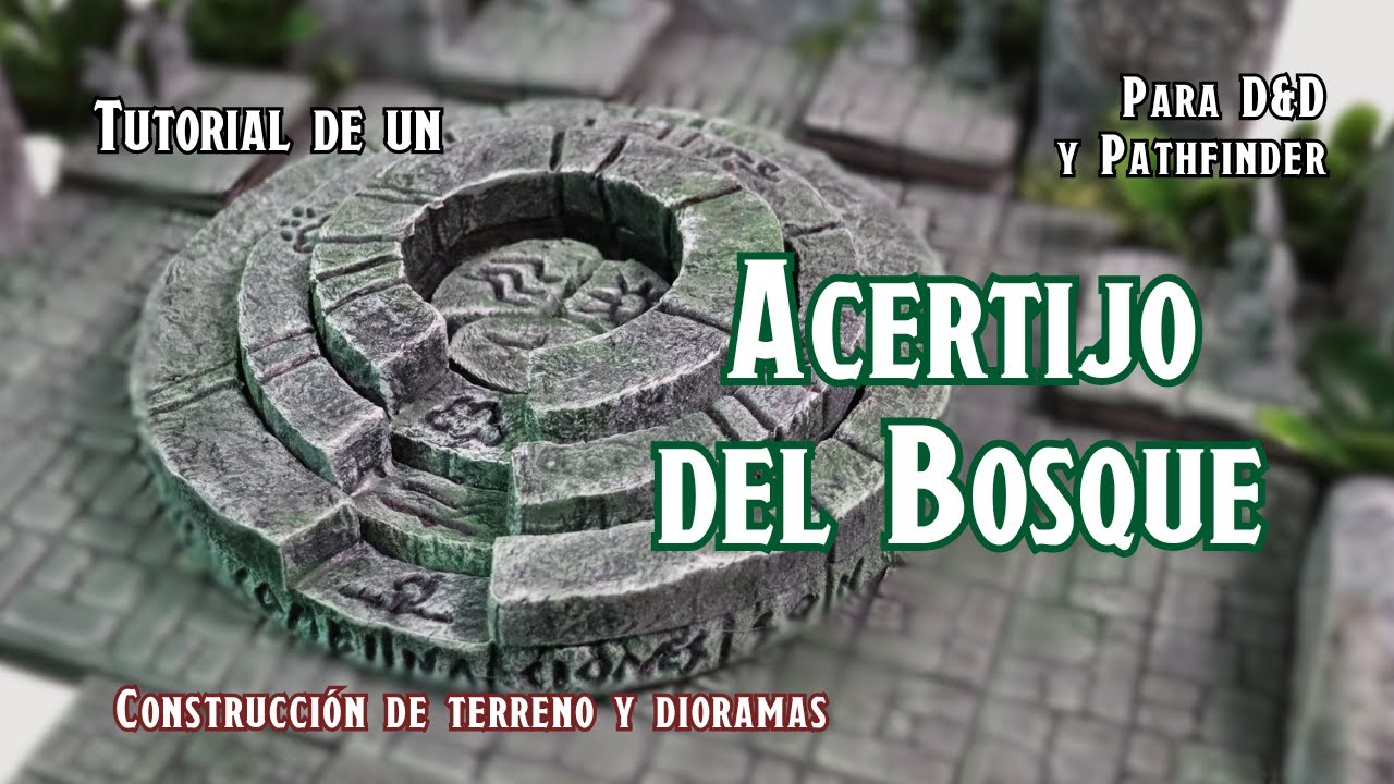 Acertijo del Bosque | Tutorial de Construcción de Terreno para D&D | La Casita del Rol
