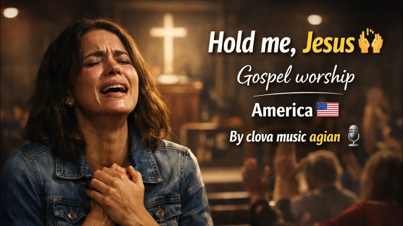 Hold me, Jesus, 😭 gospel woshrip slow américain 🇺🇸 & by clova music agian 