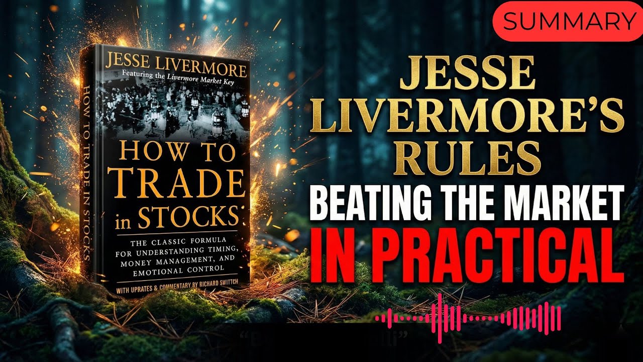 Jesse Livermore&rsquo;s Secret Beating the Market🔥How to Trade in Stocks Summary🔥