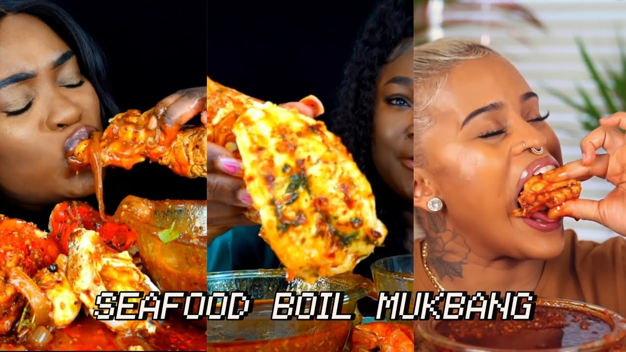 seafood boil mukbang