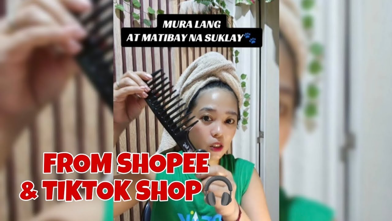 Shopee & Tiktok Shop Reco! /Affordable At Matibay Na Suklay. #haircomb #shopee 