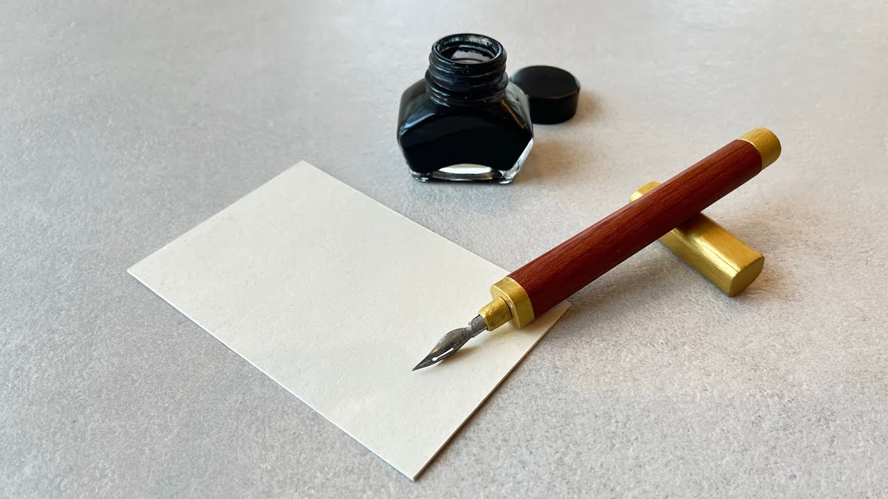 종이로 만년필 만들기