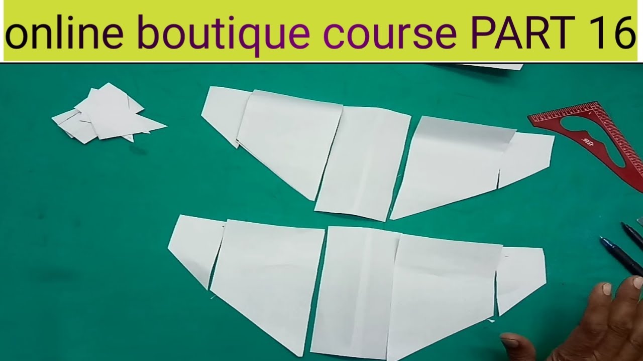online boutique course PART 16 // सलवार  कटिंग करना सीखें बेसिक जानकारी के साथ