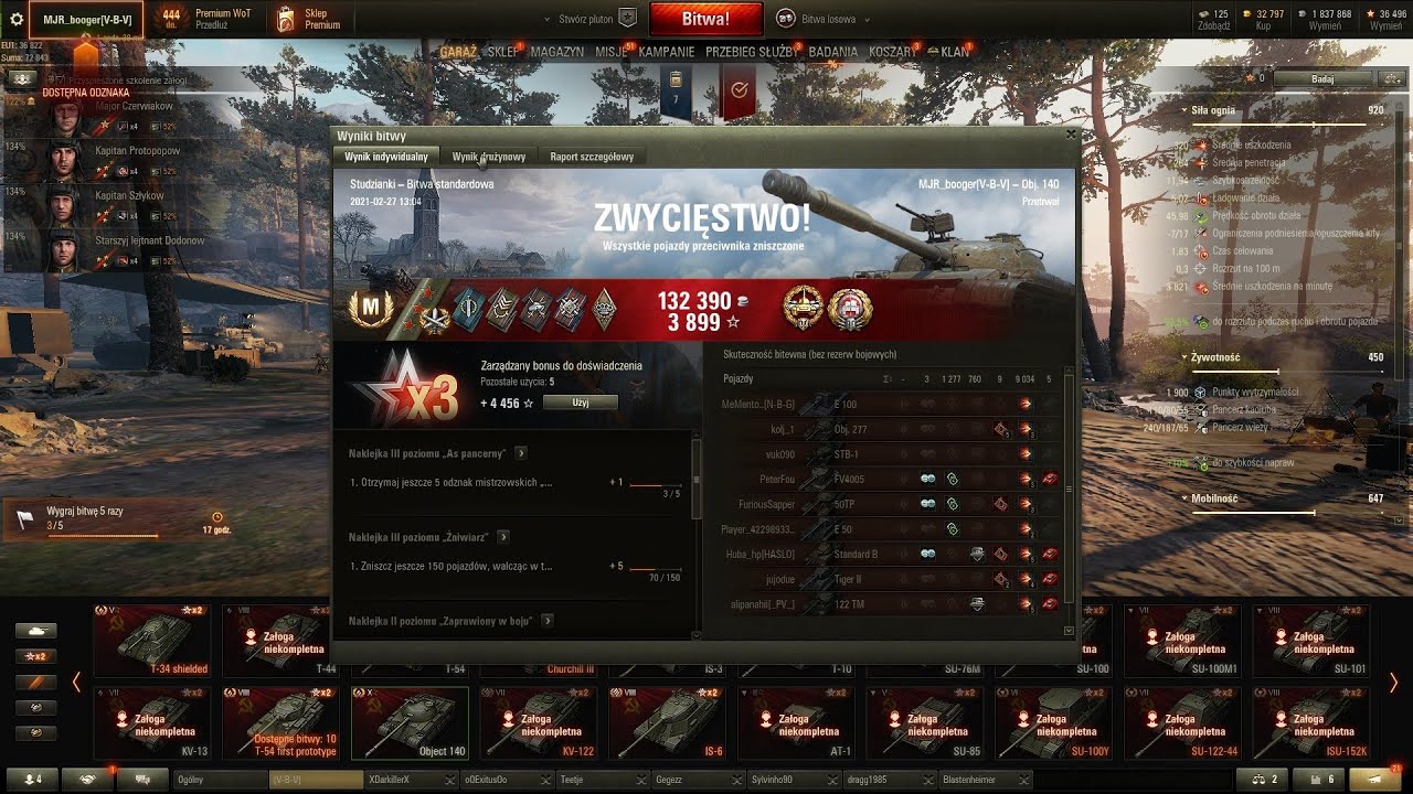 Studzianki Obj. 140 World of Tanks 2021 02 27   13:04:07