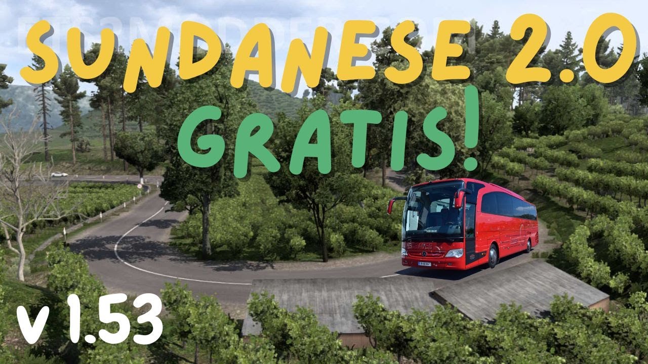 Tutorial Masang MOD Map SUNDANESE 2.0 ETS2 V1.53-1.54 | Anti Crash 100% BERHASIL