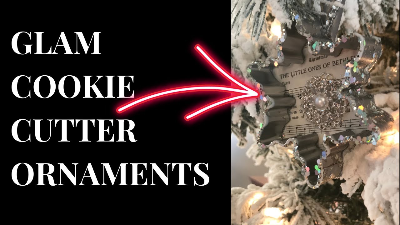 DIY Glam Cookie Cutter Ornament
