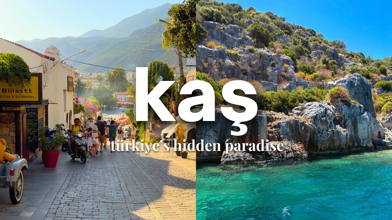turkiye’s hidden paradise 🌺 | best beaches, local seafood, crystal clear water | kas vlog 🇹🇷