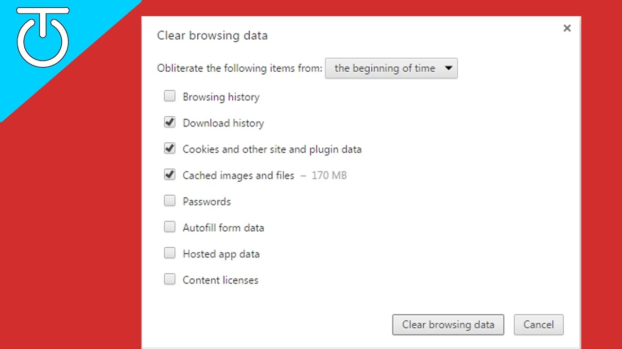 Quick and Easy to way clear Browser History