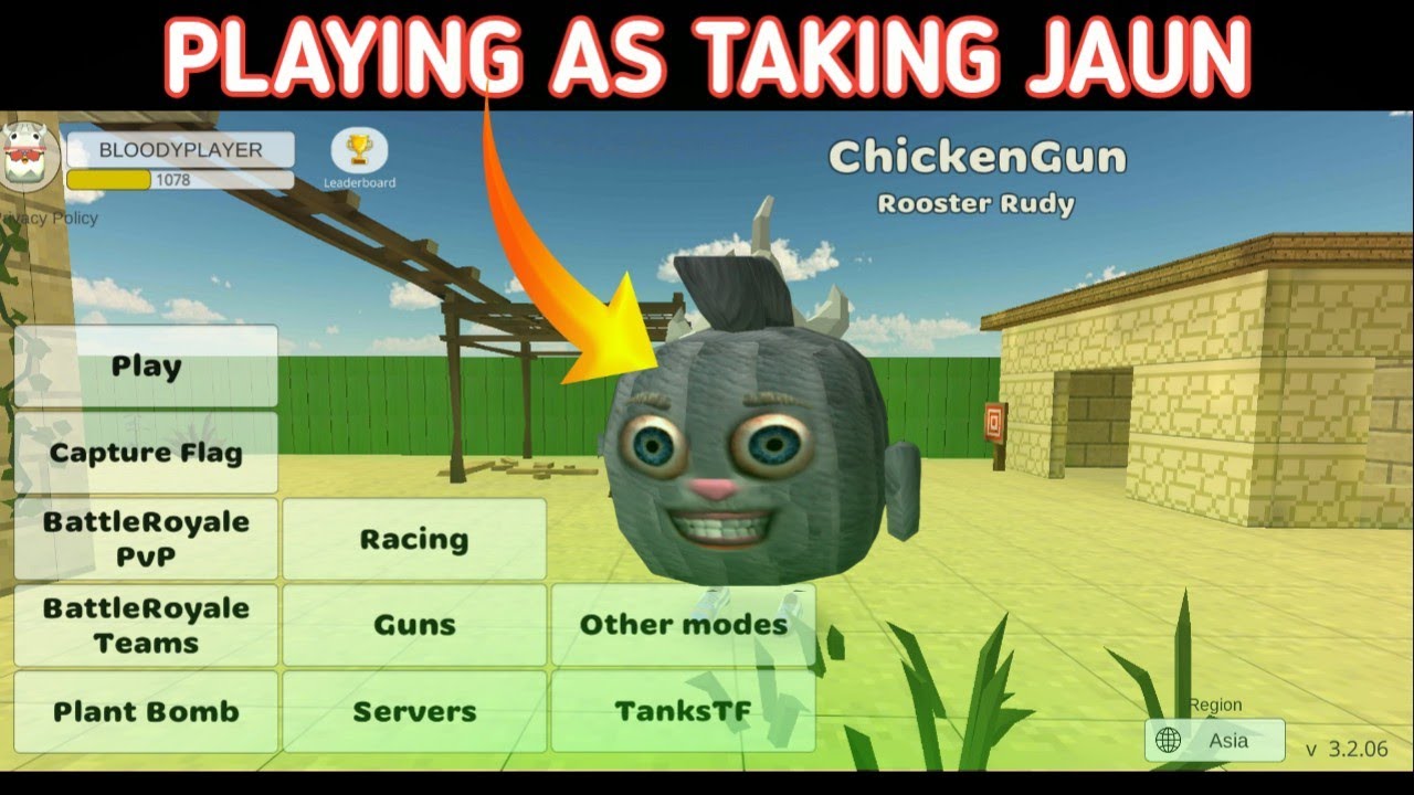Playing as taking jaun 😱 || Chicken gun game