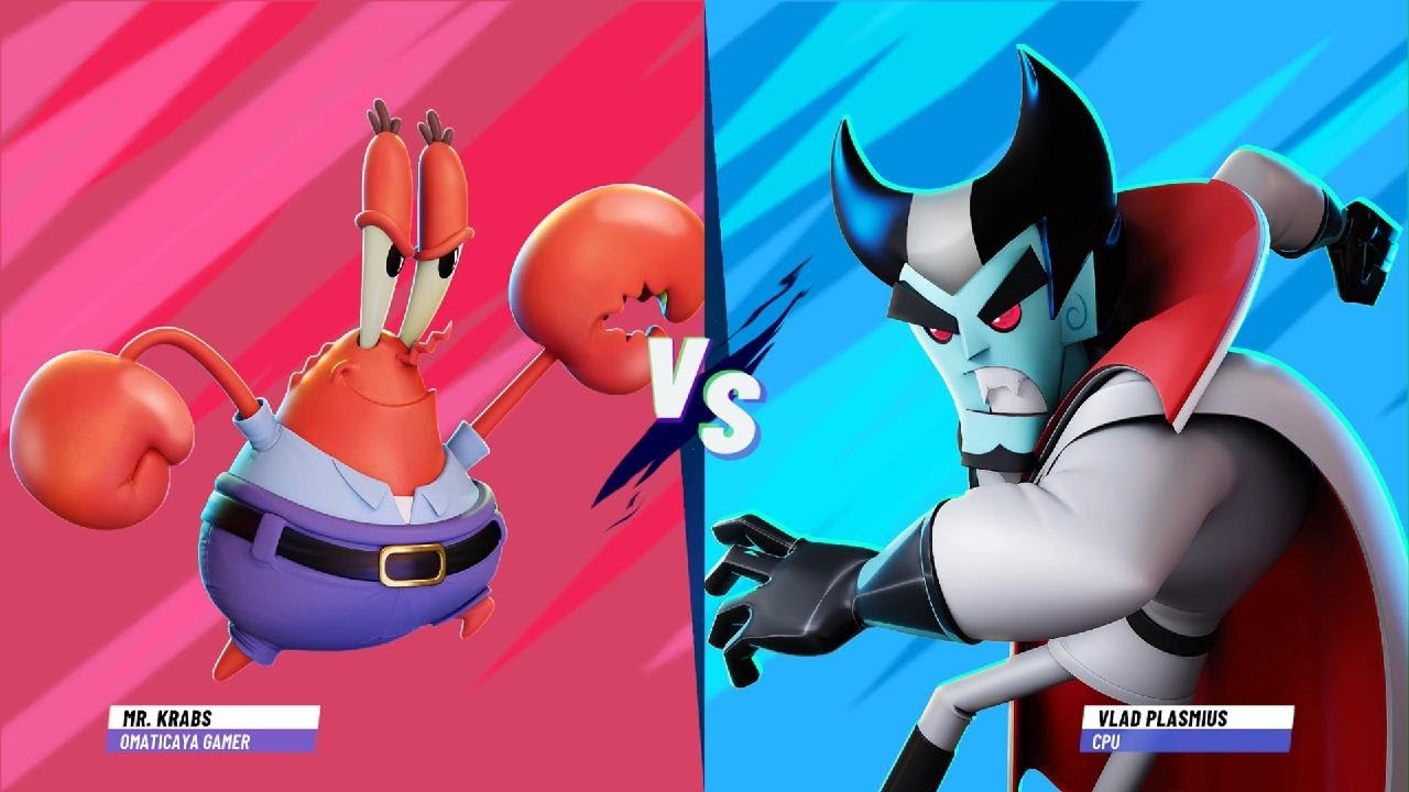 Nickelodeon All-Star Brawl 2 Mr. Krabs Arcade Mode
