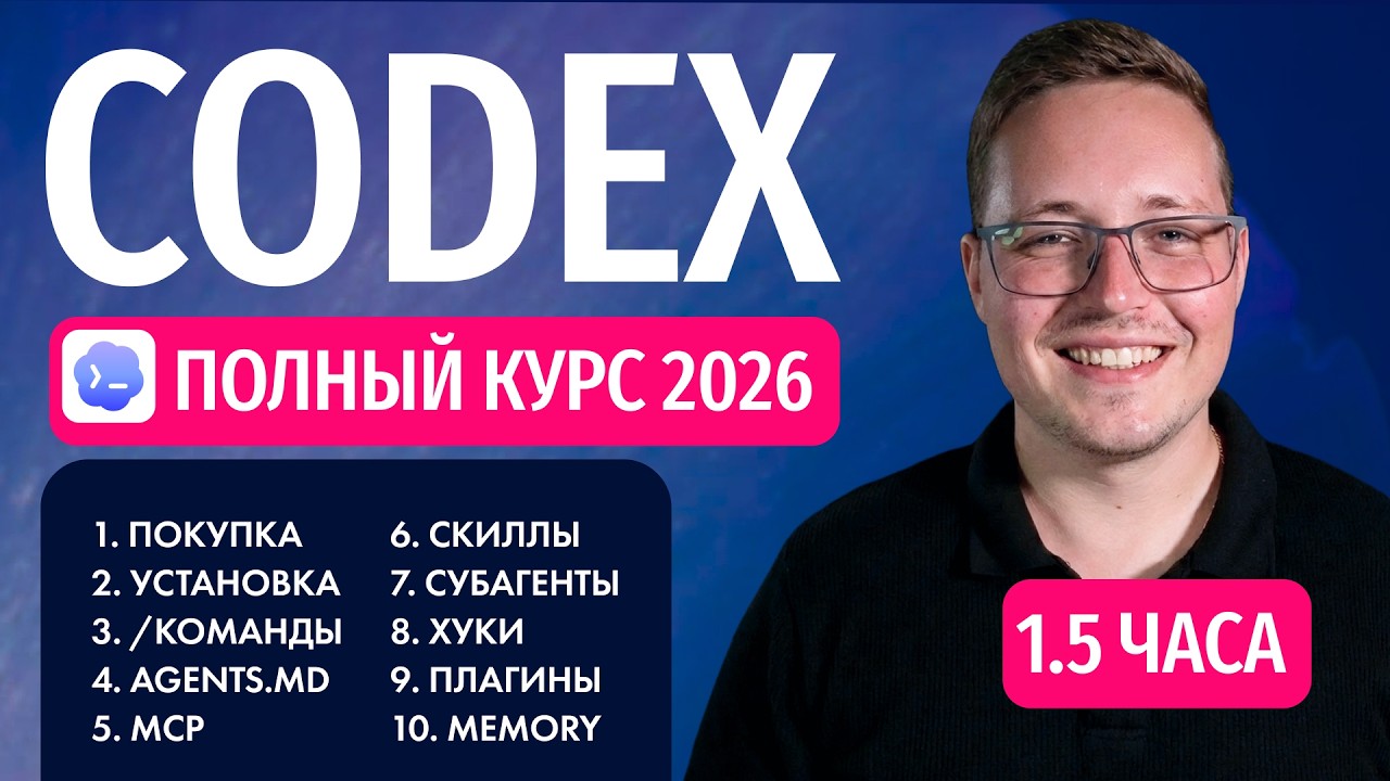 Самый полный гайд по Codex от OpenAI (бесплатный курс на 1.5 часа)