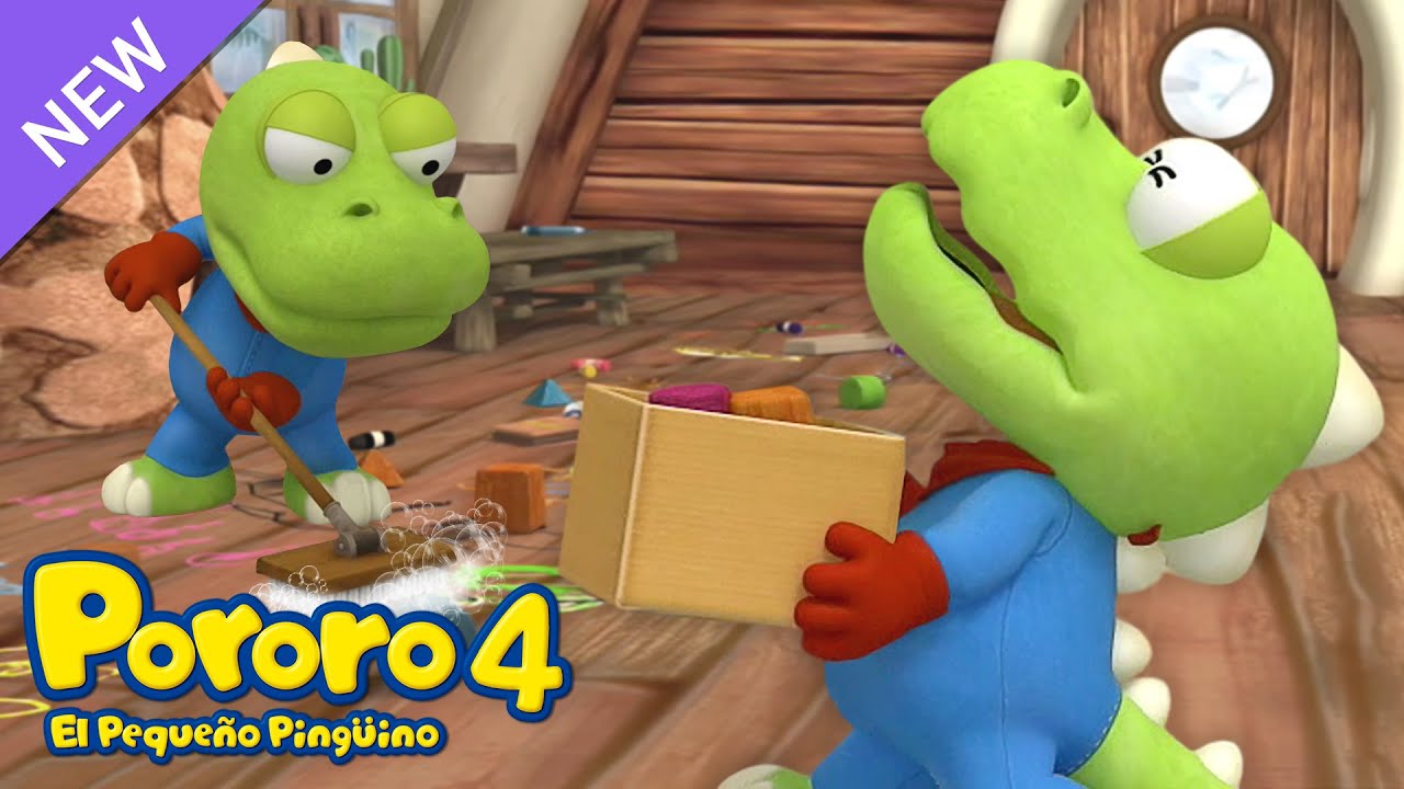 Pororo La Serie 4 | #16 Crong el amo de la limpieza | S4 EP 16 | Pororo en Español