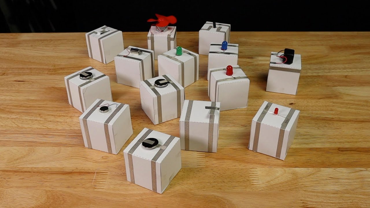 Paper Circuits Cubes