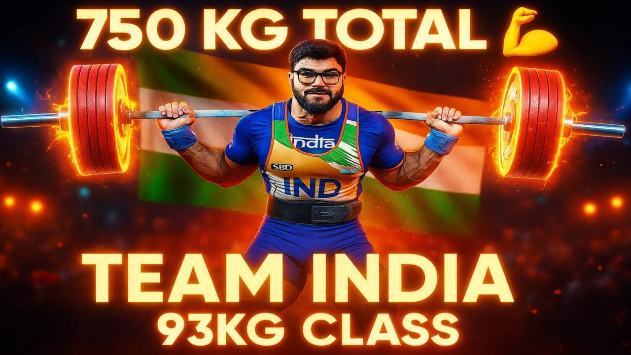 Parth Mehta | World Stage Performance | 750KG Total | IPF 93KG Junior 2025