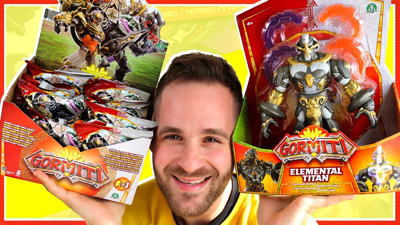 Gormiti UNBOXING TITAN DE LOS ELEMENTOS + GUANTE ALFA + CAJA MINI FIGURAS en Pe Toys