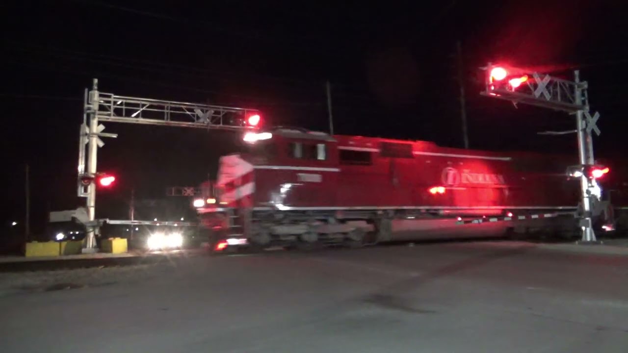 INRD 7009 leading this monster northbound HWSA. 3/1/26. #railfanning #freighttrain 