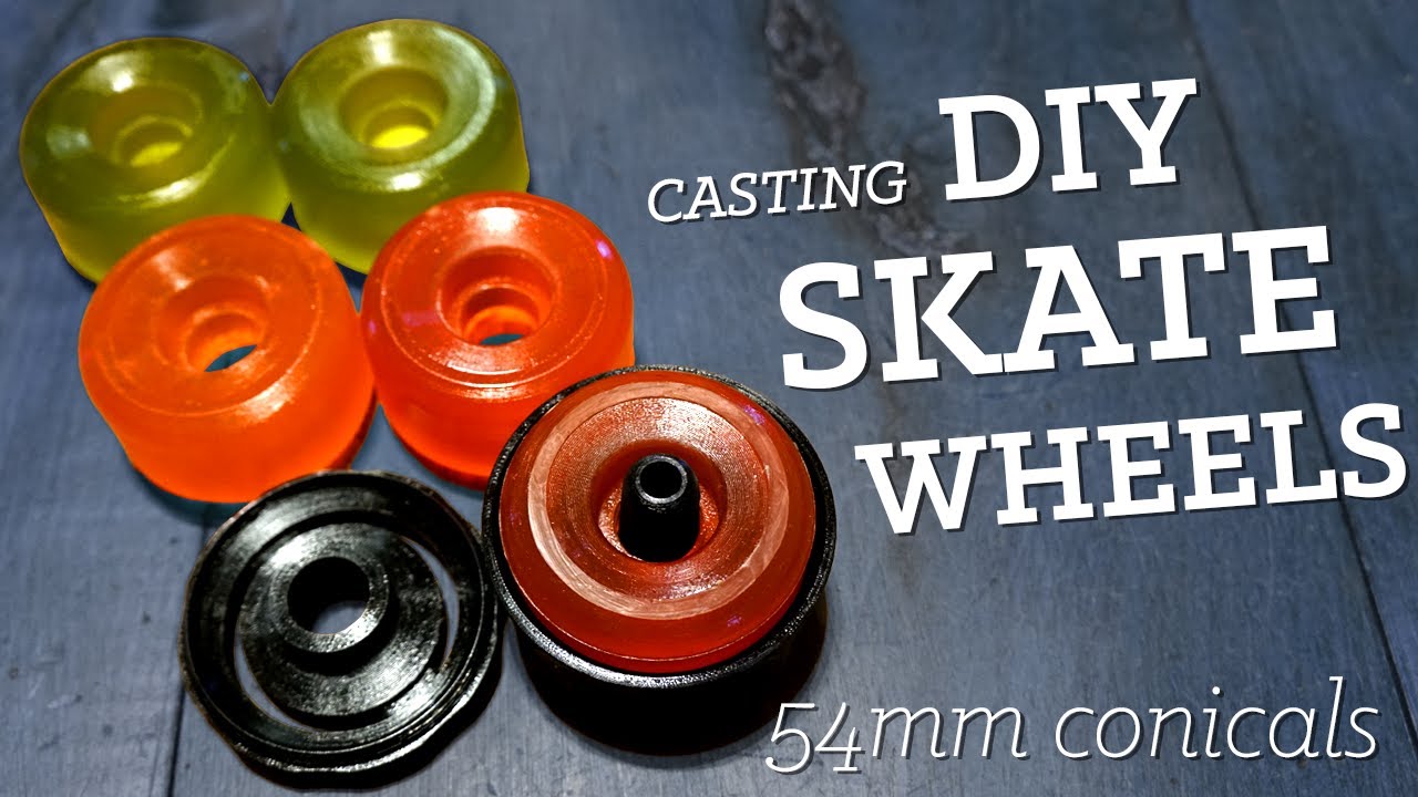 Casting DIY Conical Skate Wheels