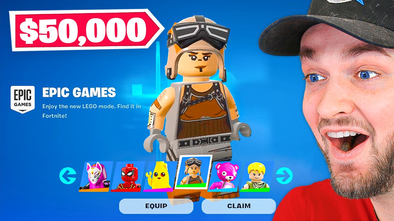 Мой шкафчик LEGO Fortnite за 50 000 долларов!