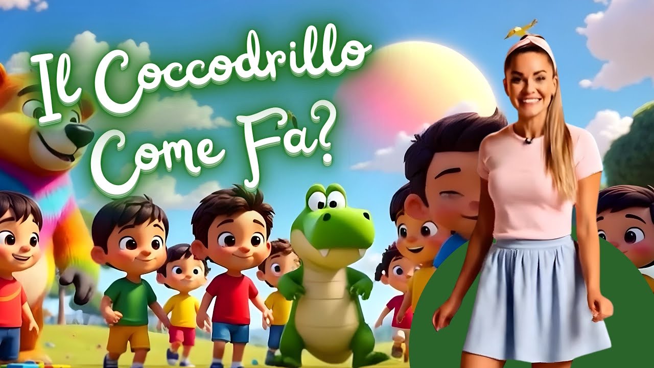 🐊🎵 Il Coccodrillo Come Fa? – Canzone per Bambini 🦁🐍🦒 | Lumi Stellina 🌈✨