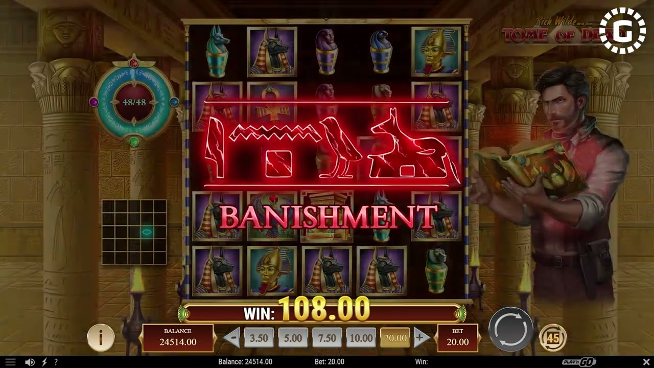 Rich Wilde and the Tome of Dead by Play'n Go Slot Features | GamblerID
