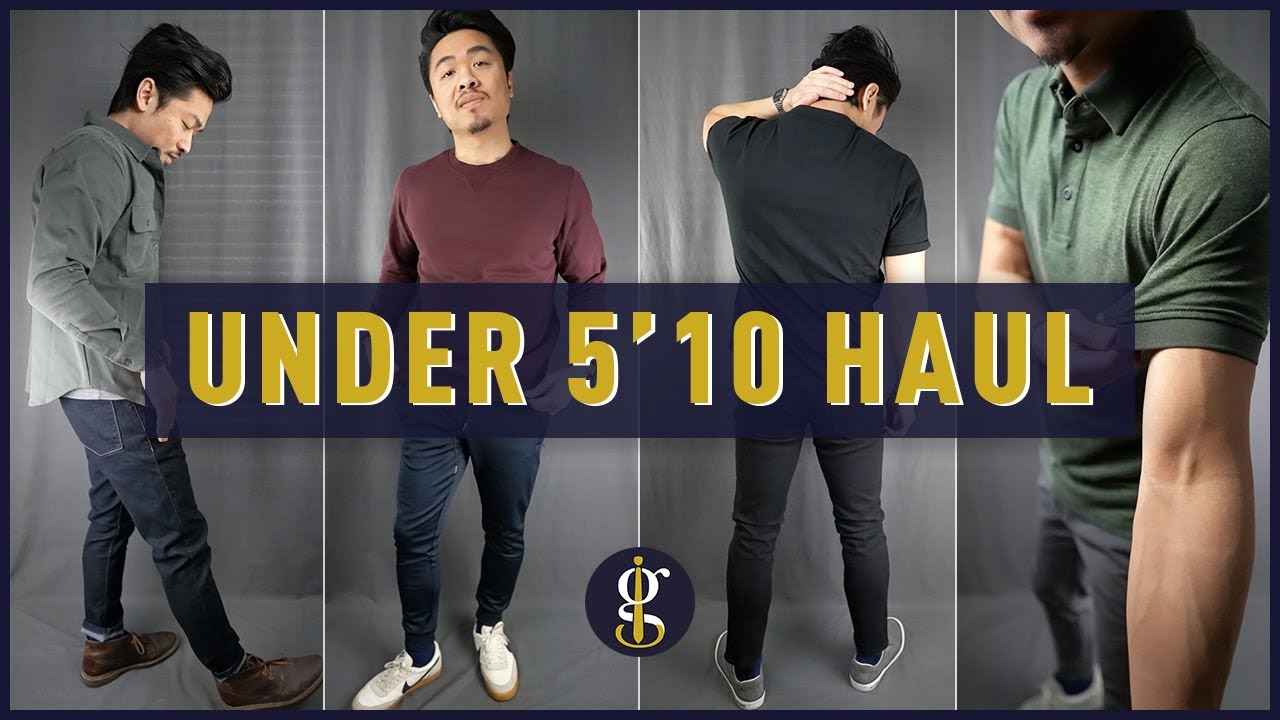 9 CASUAL OUTFITS for Short Men | Under 5'10 Review & Try-On (Men's Style & Fashion)
