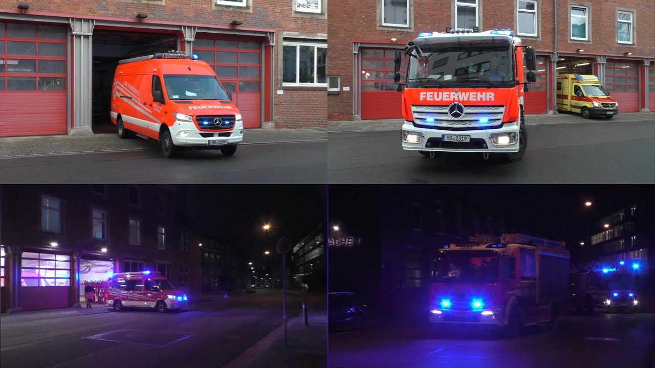Feuerwehr Wache 1 Bremen - GW-A, HLF+DLK usw...