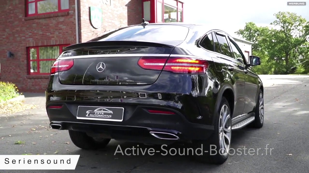 Active Sound Booster Mercedes GLE 250D 350d 400d C292+ Essence + Hybride CETE: L'échappement Sport