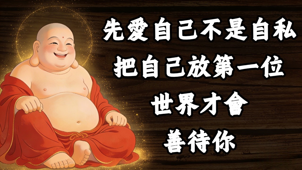 先愛自己不是自私，當你把自己放第一位，世界才會善待你！