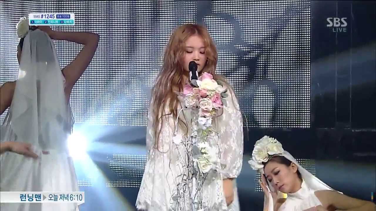 [Привет] [Rose (feat. CL)] @SBS Inkigayo популярная песня 20130414